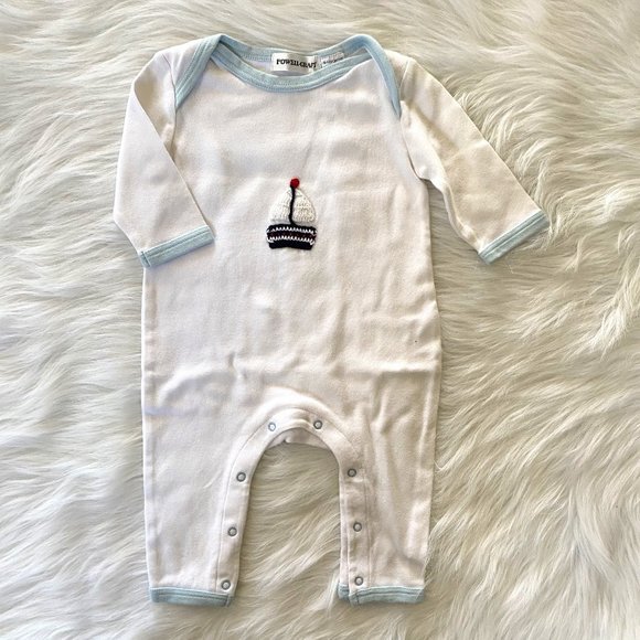 Powell Craft Other - Powell Craft Baby Boys Spring Sailboat Romper